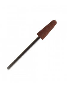 Polisher silicone rounded cone, hard abrasive, diameter 6.5 mm, length of the working part 16.0 mm Sw104cK